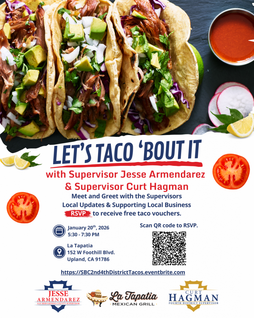 Flyer with Taco