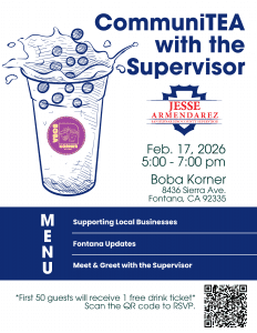 Community Event with supervisor armendarez