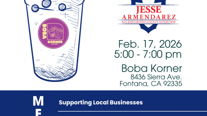 Community Event with supervisor armendarez