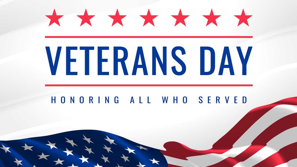 Veteran's Day - Honoring all who served