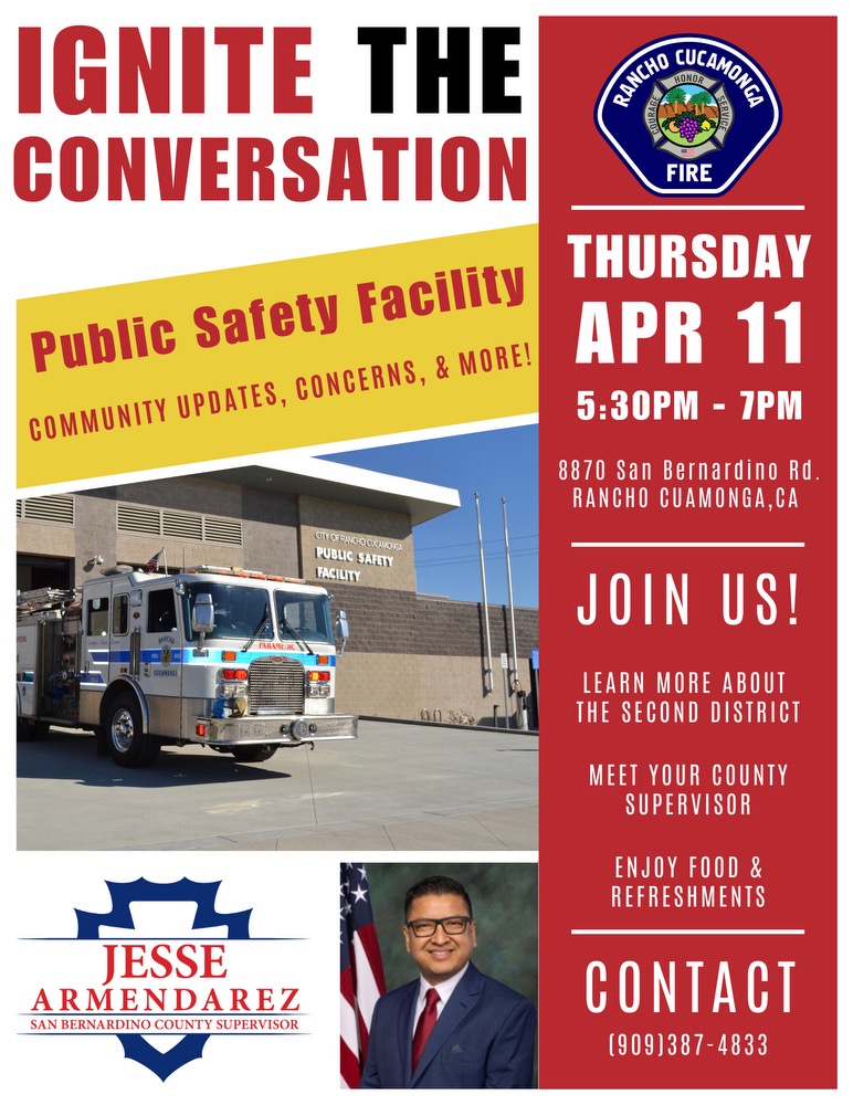 Ignite the Conversation with Supervisor Armendarez and the Rancho Cucamonga Fire District