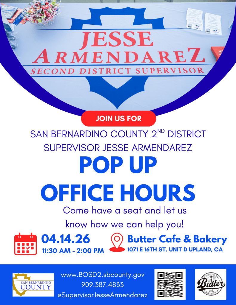4/14/2026 Pop Up Office Hours at Butter Cafe in Upland, CA.