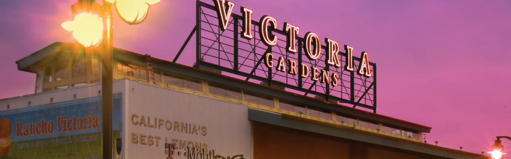 Victoria Gardens sign